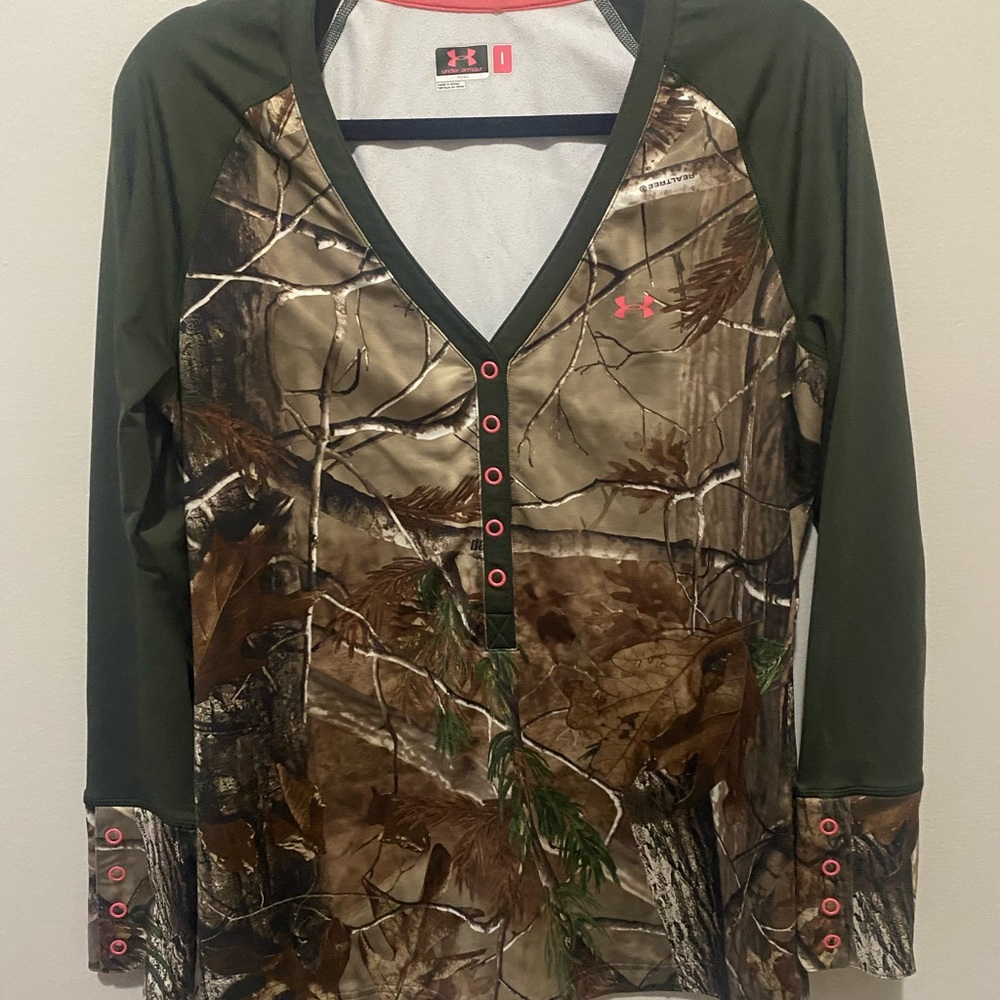Under armour Realtree long sleeve button up